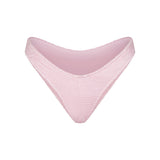 SATIN SWIM CHEEKY TANGA BIKINI BOTTOM | CHERRY BLOSSOM