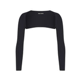 CONTOUR NYLON SHRUG | ONYX