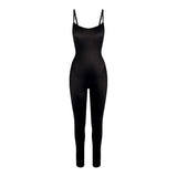 NikeSKIMS SATIN SHINE CAMI 26" ONE PIECE | OBSIDIAN