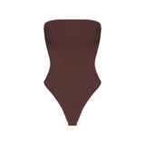 SMOOTH LAYERS STRAPLESS BODYSUIT | COCOA